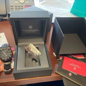 Victorinox Maverick Chronograph Watch - Black Edition